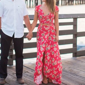 Flynn Skye Wrap Top and Skirt Set